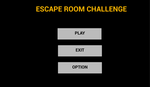 Escape Room Challenge Title Screen