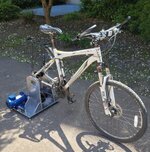 Bicycle Generator with the bicycle