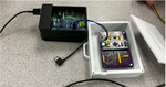 Full System using a Raspberry Pi, and an STM32 Microcontroller fitted on a student-built PCB